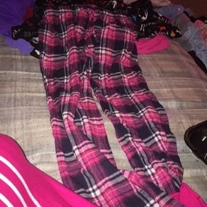 Cute plaid pajama bottoms